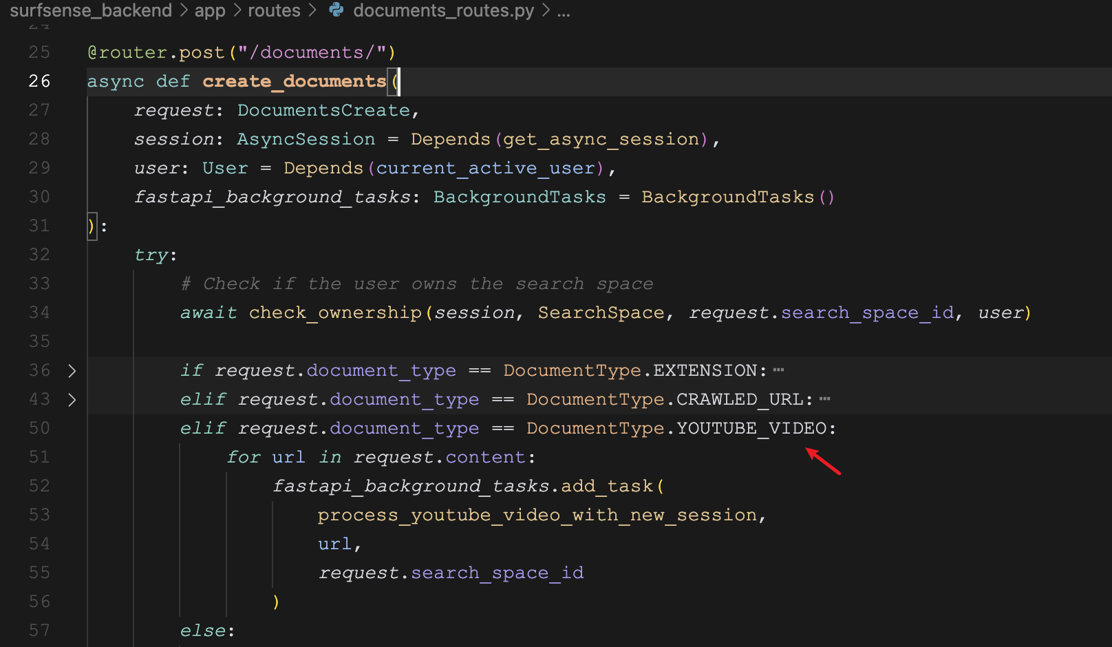surfsense-add-youtube-code.png