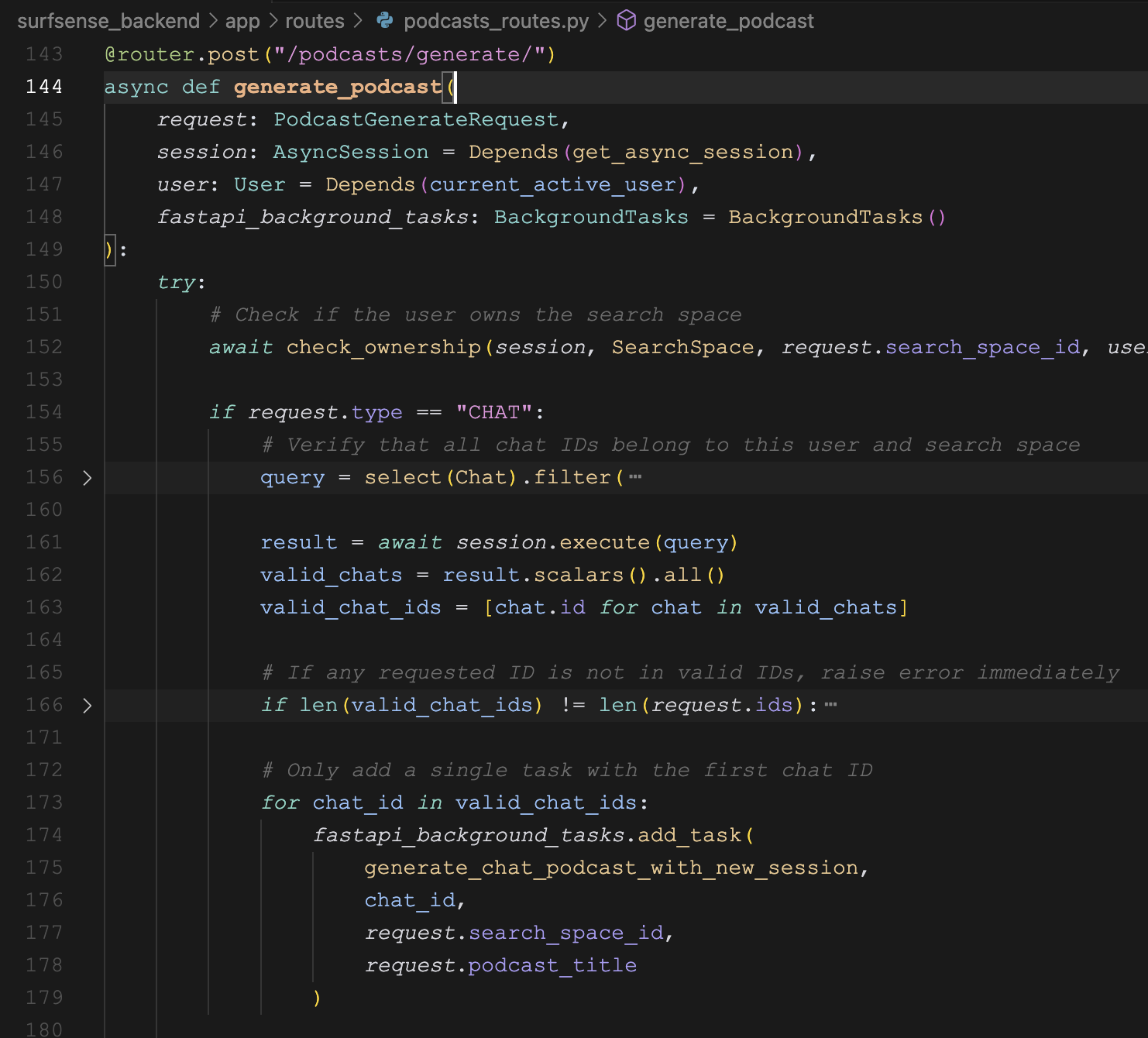 surfsense-generate-pods-code.png