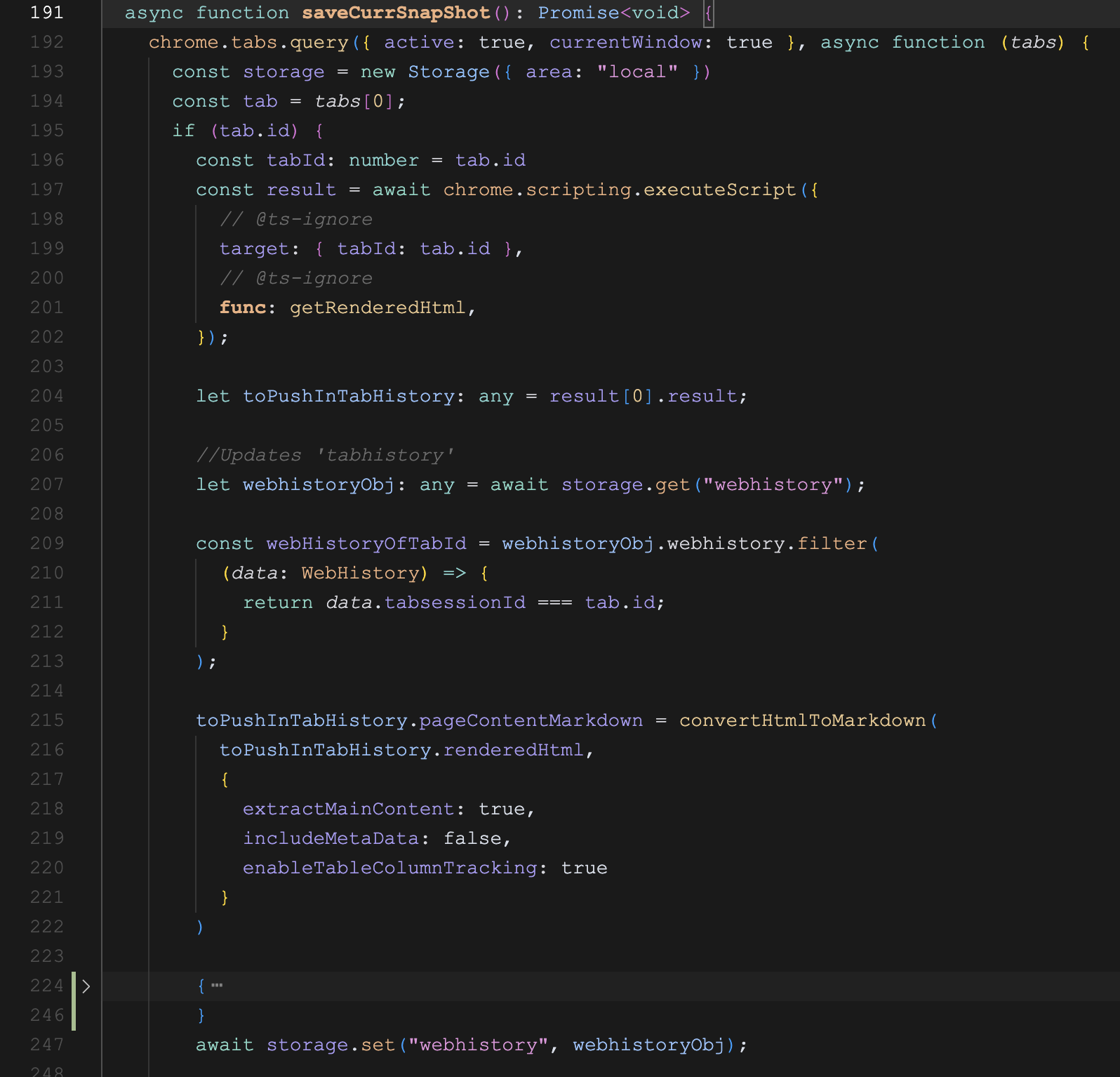 surfsense-extension-save-snapshot-code.png